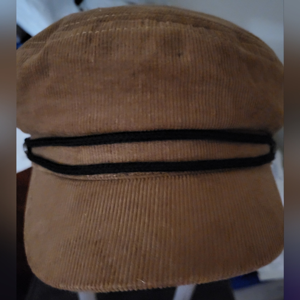 NWT Ashley Stewart Corduroy Cap